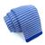 Gravata Slim Crochê Azul Trabalhada Premium Azul