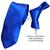 Gravata Slim E Semi Slim Modernas Em Cetim Para Padrinhos Alta Qualidade Azul royal
