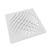 Grelha Plastica Tigre Quadrada  Branca  15X15  27505040 Branco