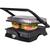 Grill Elétrico Multiuso Oster 1200W Inox OGRL210 Preto