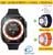 GS8 Relógio Smartwatch Ultra 8 GS8 Série 8 Esportivo 45mm Rede Social KIT 3 Puls.+Pelíc PULS.AZUL+LARANJA