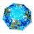 Guarda-chuva Automático Sombrinha Infantil estampas personagens Com Apito Azul