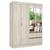 Guarda-Roupa Millenium 4 Portas 4 Gavetas THB Bianco