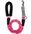 Guia De Passeio Com Mola Amortecedor Corda Resistente Para Cães Cachorro Grande Médio Porte LR-0137 Rosa