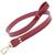 Guia para Coleira Feminina Choker Gargantilha Couro Legítimo Vermelho Verniz