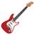Guitarra Eletrônica Infantil Rock Star - Art Brink: Transforme Crianças em Estrelas do Rock com Este Brinquedo Musical! Vermelho