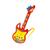 Guitarra Eletronica Mini Função Infantil Brinquedo Vermelho