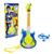 Guitarra infantil com microfone e óculos música mega compras Azul