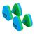 Halter Triangular EVA para Hidroginástica 3 a 4 Kg Fiore Azul, Verde