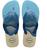 Havaianas Masculina chinelo Top Max Basic Dual Original tira grossa larga Adulto Masculino/Feminino Azul, Tranquilidade