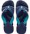 Havaianas Masculina chinelo Top Max Basic Dual Original tira grossa larga Adulto Masculino/Feminino Power 2, 0, Nautico marinho