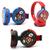 HeadPhone Fone De Ouvido Over-ear Sem Fio Super Mario Wireless Vermelho