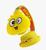 Headset Fone Infantil  Bluetooth Monsters Cartoon Sem Fio para Crianças Amarelo