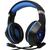 Headset Gamer Fone Ouvido Microfone Scorpion Bass Led Pc Celular Jogos Infokit GH-X1000 XSoldado Preto, Azul