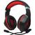 Headset Gamer Fone Ouvido Microfone Scorpion Bass Led Pc Celular Jogos Infokit GH-X1000 XSoldado Preto/Vermelho