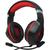 Headset Gamer Fone Ouvido Microfone Scorpion Bass Led Pc Celular Jogos Infokit GH-X1000 XSoldado Preto, Vermelho