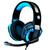 Headset Gamer Headphone Super Bass Led RGB PC Xbox Celular Azul