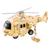 Helicóptero Operação Resgate Dmt6163 Dm Toys Bege