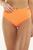 Hot Pants Com Abertura Lateral Textura Laranja Neon Tx92 textura laranja neon