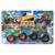 Hot Wheels Monster Truck Pack C/ 2 Carrinhos Mattel FYJ64 Duck n, Roll vs piran, Ahhhh