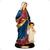 Imagem maria passa a frente 30cm em resina imagem católica AZUL