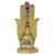 Incensário 7 Chakras Porta Incensos Vertical em Resina Incenso Vareta Buda Ganesha Hamsa E61C