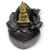 Incensário Cascata Flor de Lotus em Resina - Escolha o seu Buda Tibetano Dour Pr 10cm