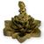 Incensário Cascata Flor de Lotus em Resina - Escolha o seu Buda Sonho Dourado 6cm
