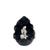 Incensário Cascata Gruta Meditação Resina 11cm-Escolha o seu Buda Ajoelhado Branco Preto