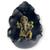Incensário Cascata Gruta Meditação Resina 11cm-Escolha o seu Ganesha Livro Dour Preto