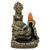 Incensário Deusa Hindu Cascata Fumaça Invertida + 5 Cones DOURADO