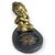 Incensário Mini Oval em Resina Meditação-Escolha o Modelo Buda Sonho Dourado 5cm
