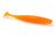 Isca artificial soft slow shad monster 3x - 12 cm - c/3 unidades Orange