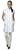 Jaleco Oxford Feminino Longo Grande Modelo Greice Sem Manga - 01 Unidade Branco - G (793)