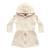 Jaqueta Bebê Kiko & Kika Parka Matelassê Com Capuz Off white