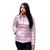 Jaqueta Bobojaco Feminina Corta Vento Moto Nylon Puffer Frio Metalizada Brilho Tendencia Metalasse Blogueira Inverno Rosa