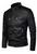 Jaqueta de couro Masculina Slim Fit Preto