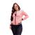 Jaqueta Feminina Bomber BlusadeFrio com Ziper Inverno Casaco Rose