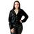 Jaqueta Feminina Casaco Lã Batida Blusa de Frio Casaco Moda Jaqf020, Preto, M