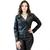 Jaqueta Feminina Couro material sintético Pixel Slim Casaco Blusa Moda Jcf017, Preto