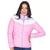 Jaqueta feminina puffer nylon bobojaco holstark 3vt5438 Lilás branco rosa