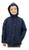 Jaqueta Infantil Capuz 1 A 8  - Com Manta Térmica - Inverno Azul, Escuro