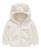 Jaqueta Infantil Menino Urso Inverno Fleece Plush Inverno Branco/Branco