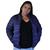 Jaqueta Nylon Feminina Plus Size Forro Aveludado City Lady 628032 Marinho