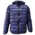 Jaqueta Puffer Masculina Acolchoada Com Capuz Red Nose Azul