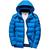 Jaquetinha Masculina Blusa Frio Jaqueta Quentinha Casual Top Impermeável Tendencia Blogueira Bobojaco Forrada Quente Azul