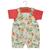 Jardineira Menino Estampada Com Camiseta - 2 Peças - Pandora Kids 021, 128