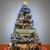 JDK Pisca Pisca Natal Fixo Cores 100 Leds 9m Fio VD Decoração natalina iluminação festa Comércio papai noel casamento acessório Azul FIO VD