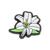Jibbitz Charm Lily Flower  White
