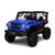 Jipe Infantil Carro Elétrico 12v Bang Toys com 2 Motores e Controle Remoto Azul  Azul